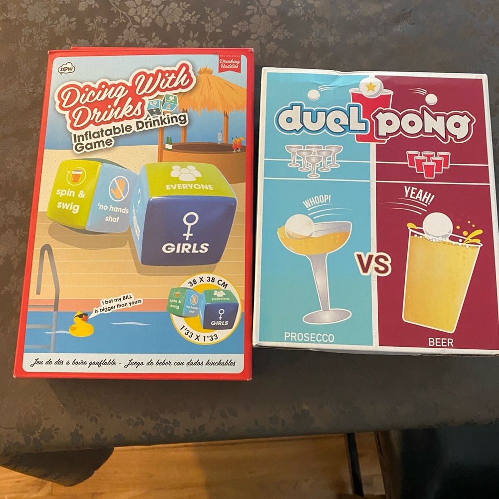 2 Sets of Adult Drinking Games